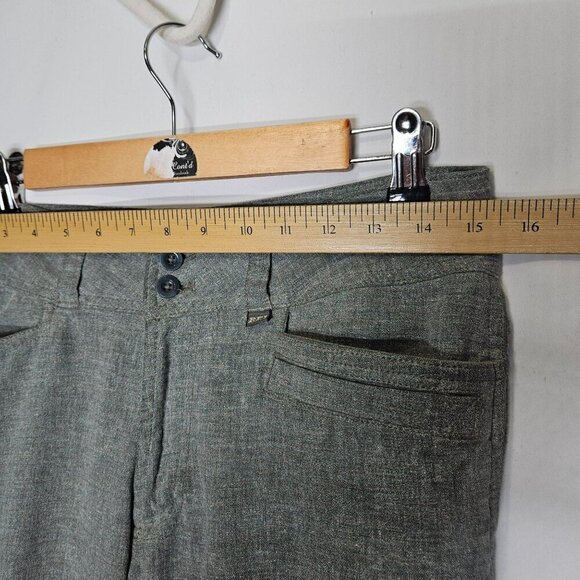 Womens REI Gray Cargo Pants Size 6 Hemp Blend Button‎ Zipper Closure Pockets - Picture 8 of 10